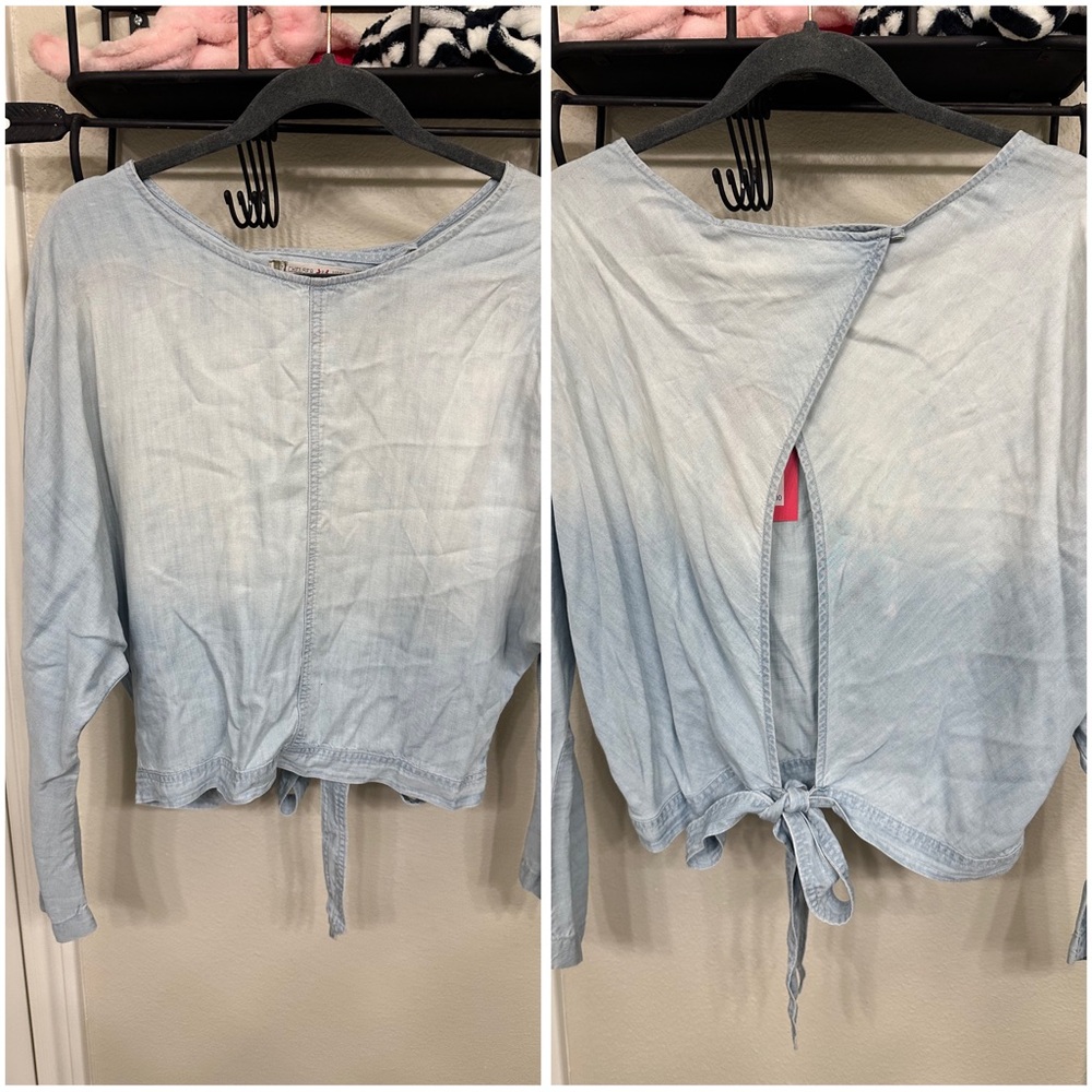 Chelsea & Violet Chambray Top